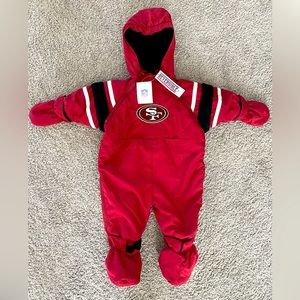 NEW 49ers Infant Snowsuit